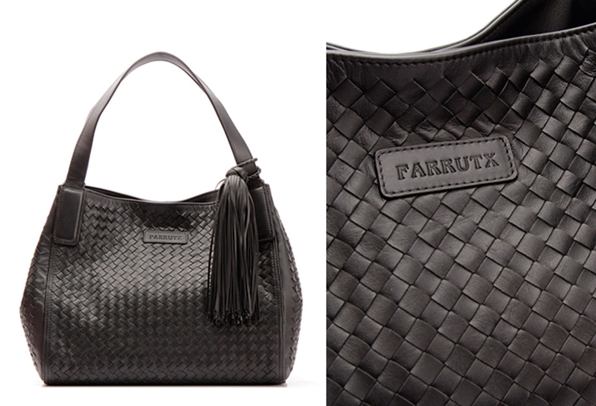 Diseño de bolsos y fornituras para Farrutx. Producción en Italia, España e India. G47 Studio