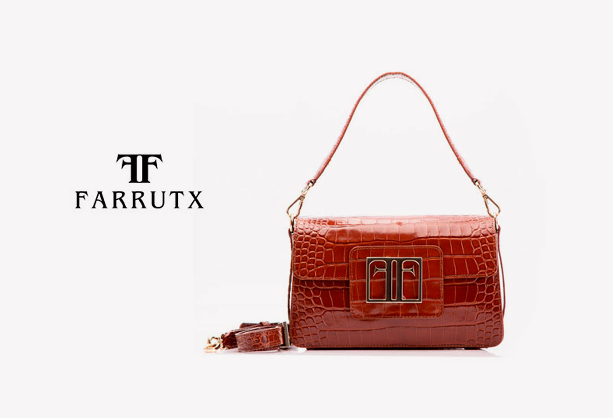 Diseño de bolsos y accesorios para empresa española Farrutx. Produción en España, Italia e India. G47 Studio Spain