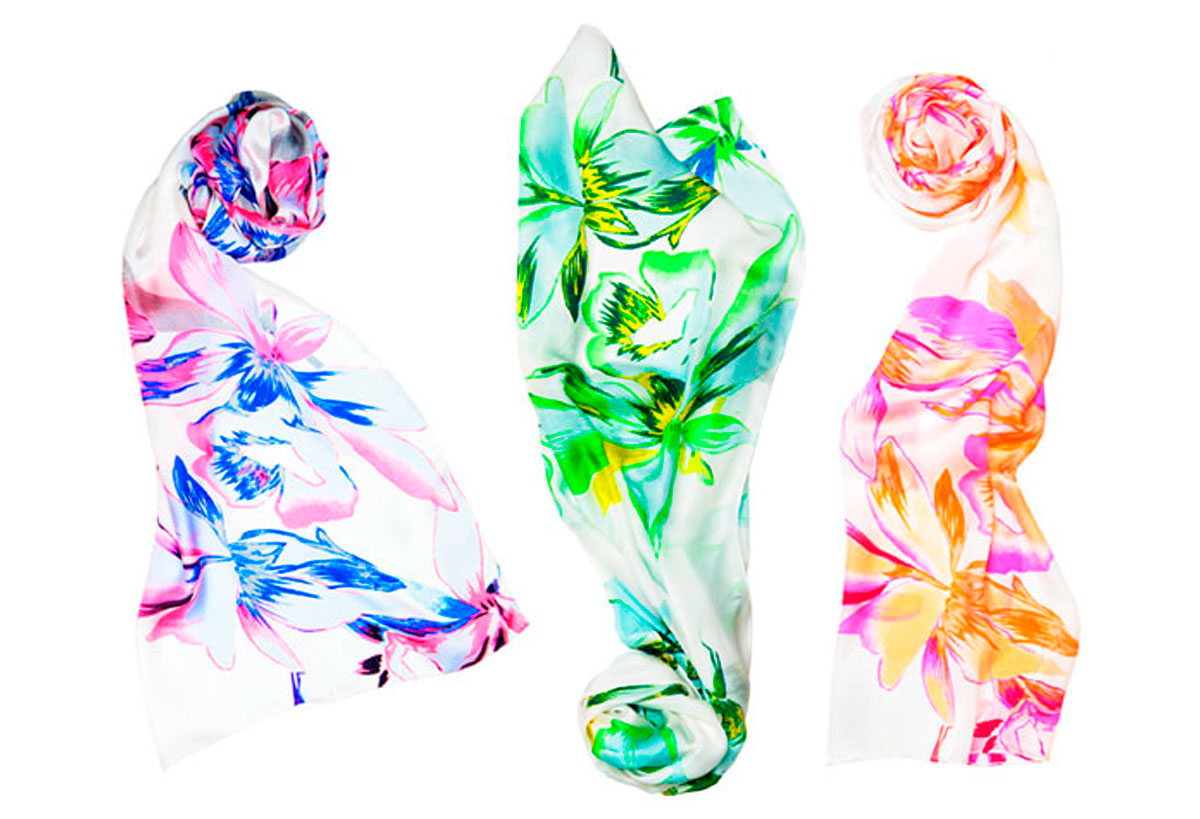 Diseño textil para pañuelos y bolsos, Vince Camuto U.S.A. G47 Studio Spain