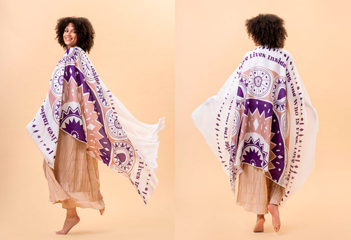 Diseño Gráfico y Textil para pañuelos. Karma Love. G47 Studio Spain