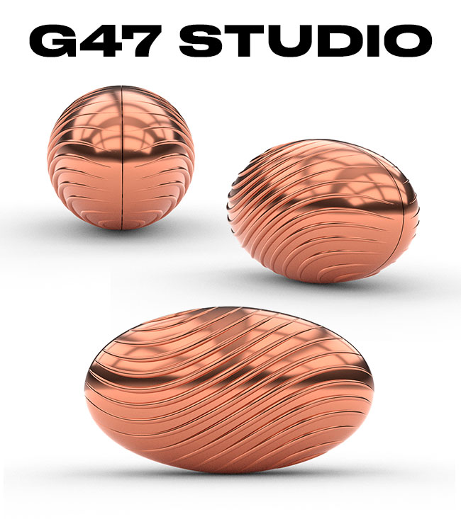 Diseño 3D de Clutch Metálico. G47 Studio Spain